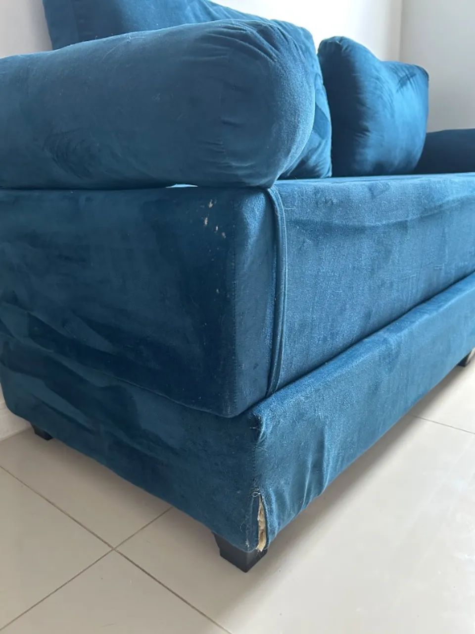 Sofá Cama Azul - Foto 3