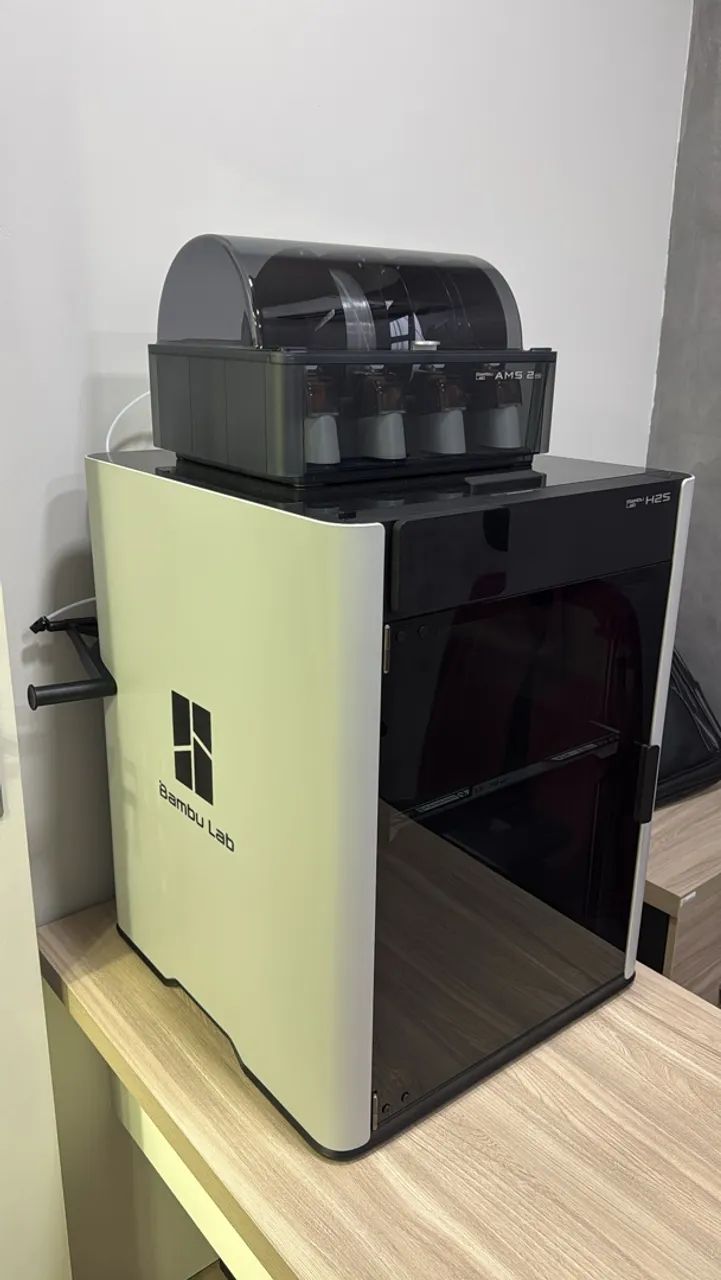 Impressora 3D BambuLab H2S completa e zerada!
