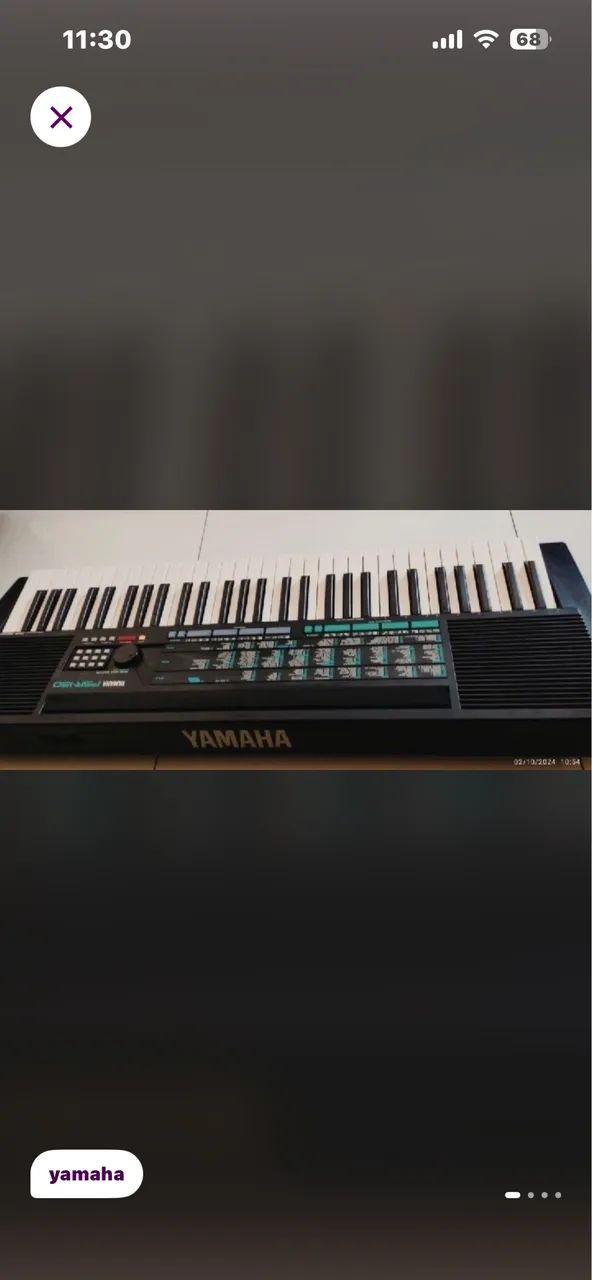 Teclado yamaha usado 