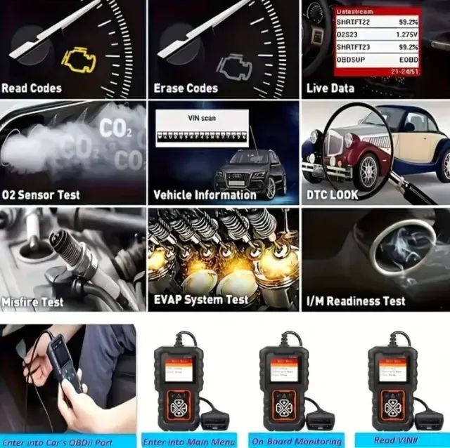 Scanner Automotivo Obd2 Leitor De Códigos Cy3001 - Foto 4