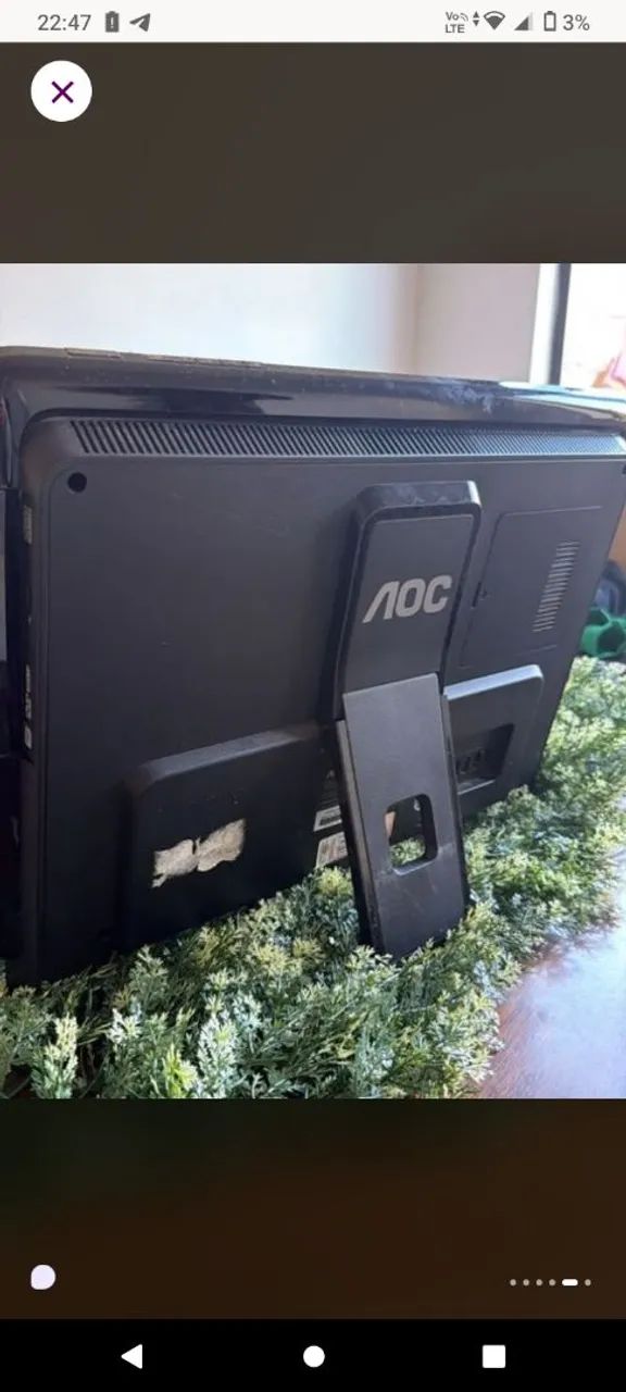 Pc AOC ALL in one AOC faço Olx pay - Foto 5