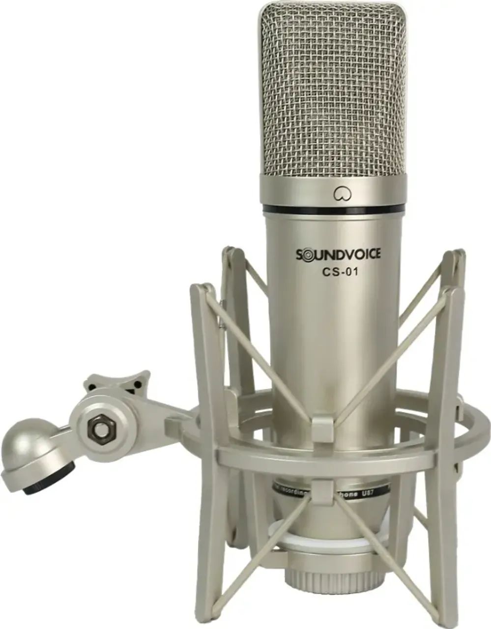 Microfone Condensador Soundvoice Cs-01 Cor Dourado - Foto 2