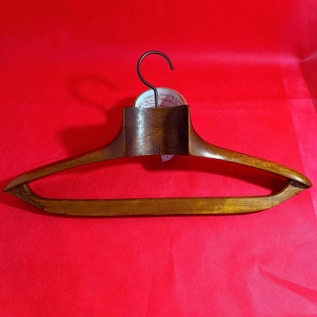 Cabide Vintage L. Serrachioli Madeira Maciça  - Foto 4