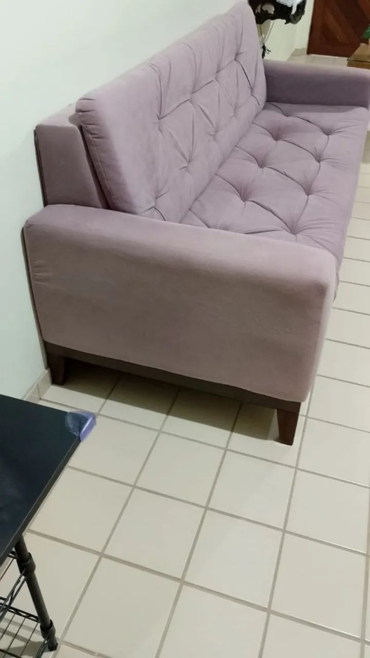 PRA VENDER LOGO!! Sofá 3 lugares! Está em Camboinha - Foto 3
