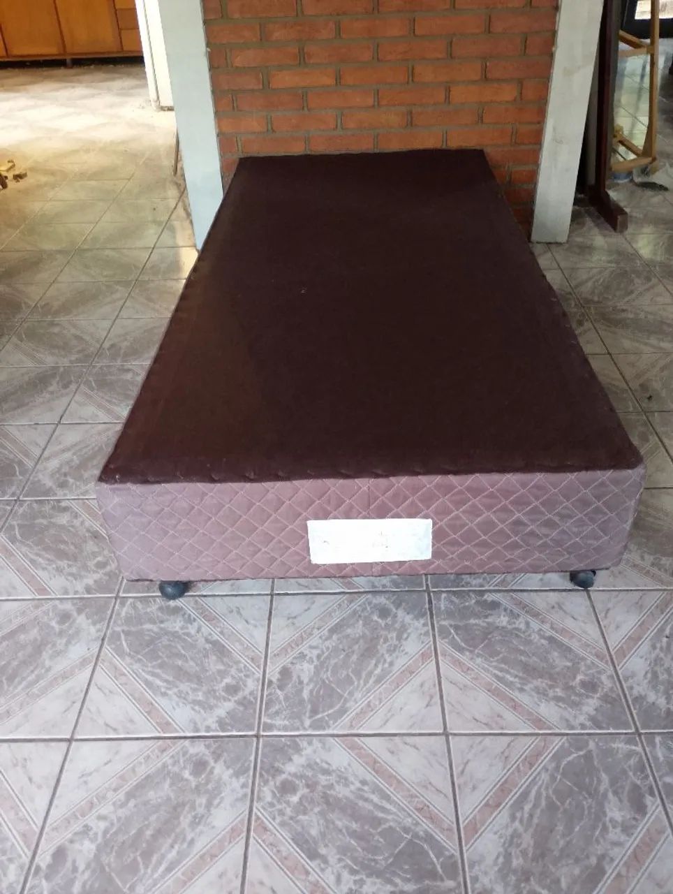 Cama Box Solteiro + Colchão Top #Entregamos - Foto 4