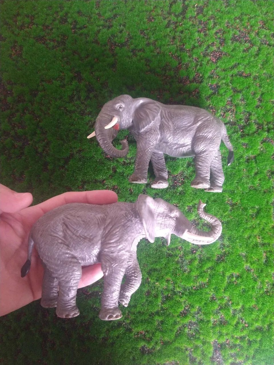 Miniatura de elefantes de brinquedo - Foto 3