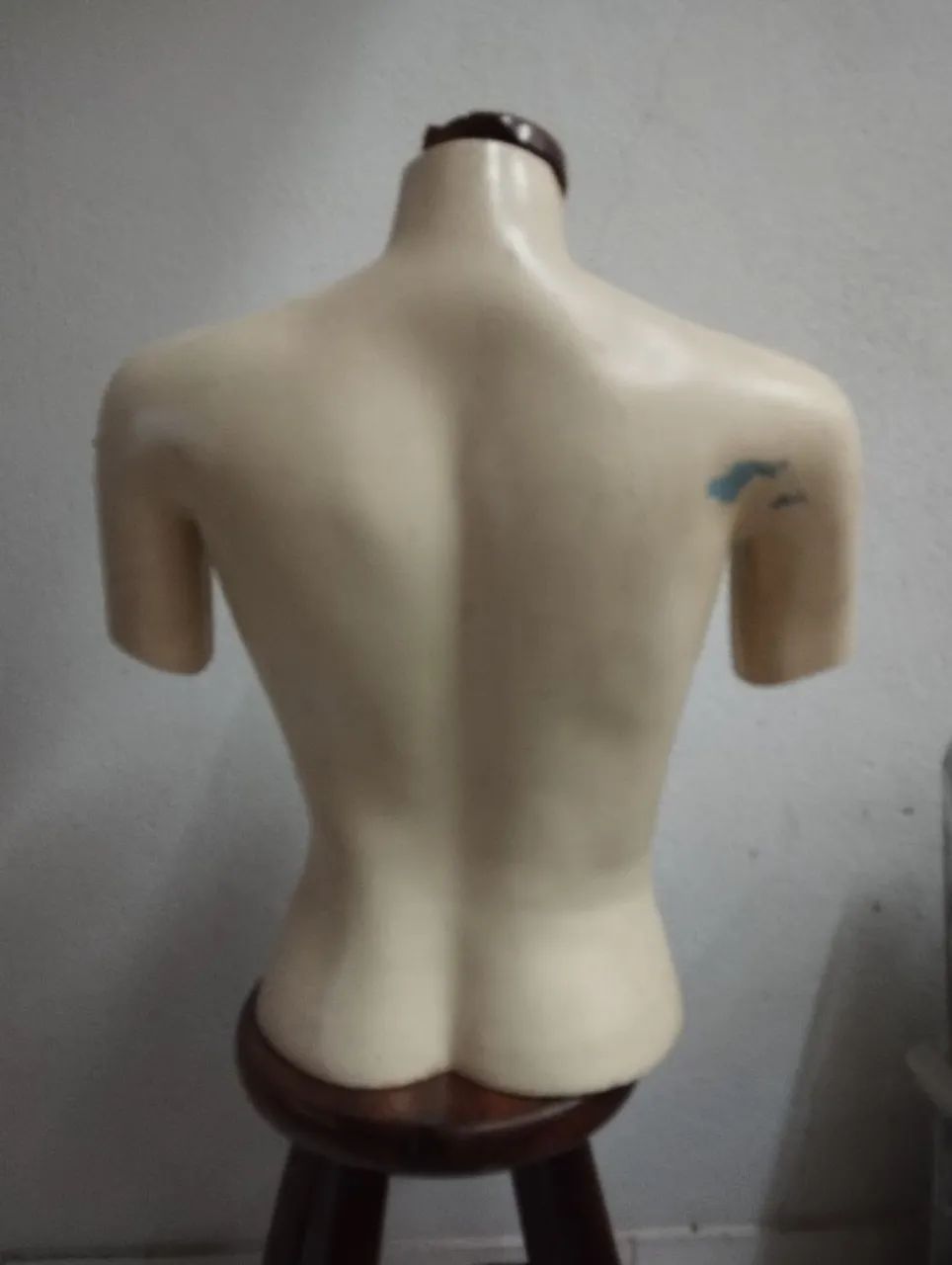 Busto de manequim feminino de fibra