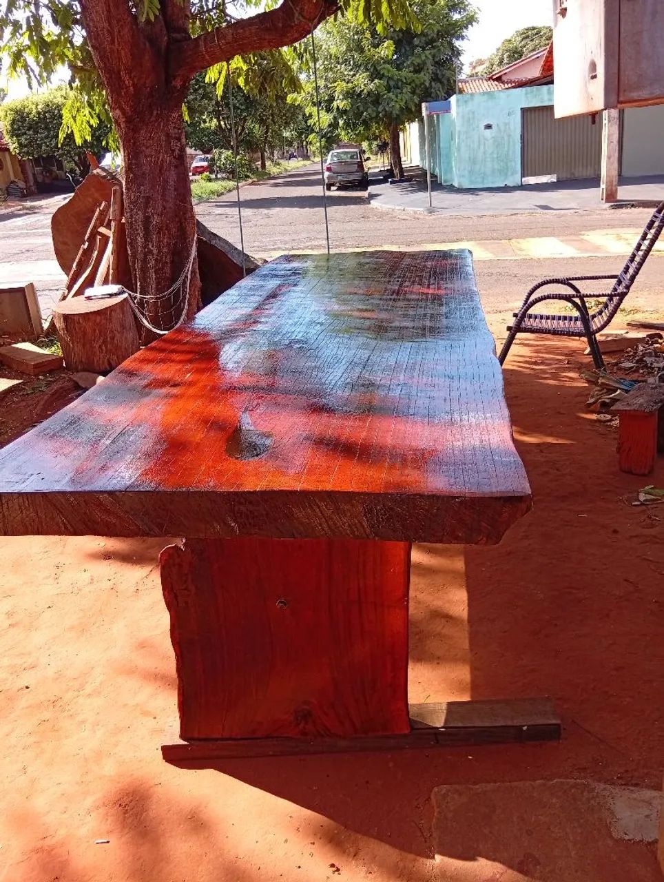 Mesa de jequitibá Rosa  - Foto 5