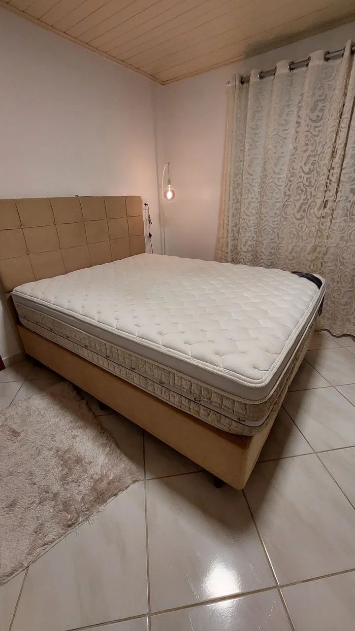 Cama completa com colchão Castor Queen, (1,58x2,00m)  - Foto 3