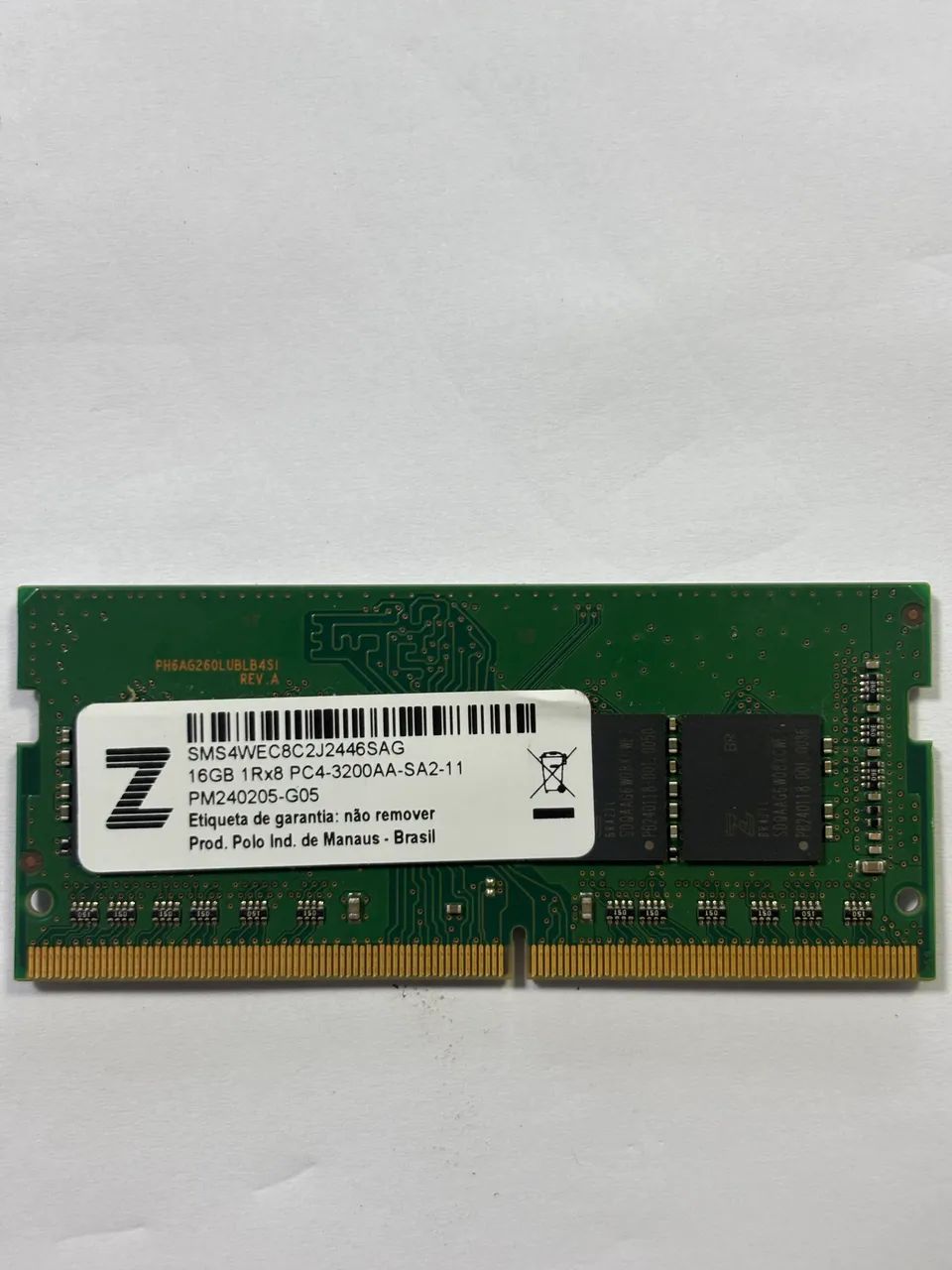 Memória notebook DDR4 16GB 