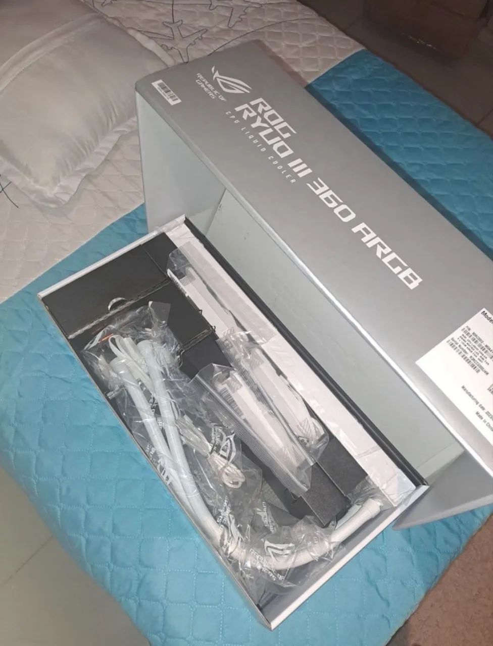 Water cooler ASUS Rog Ryuo III 360 - Branco - Foto 4