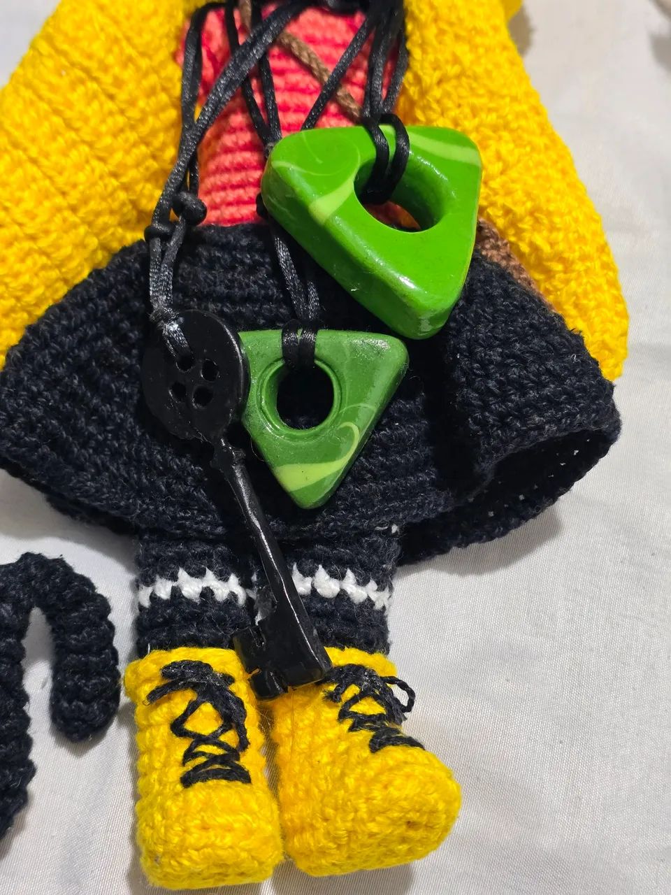 Coraline Amigurumi com 3 extras - Foto 6