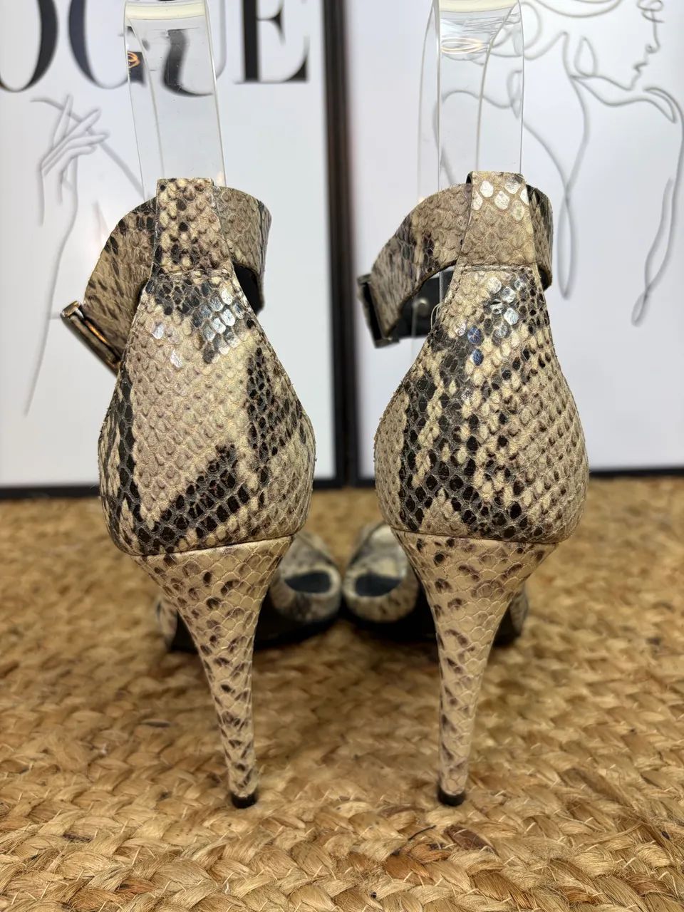 Sandália Schutz estampada 35 - Foto 4