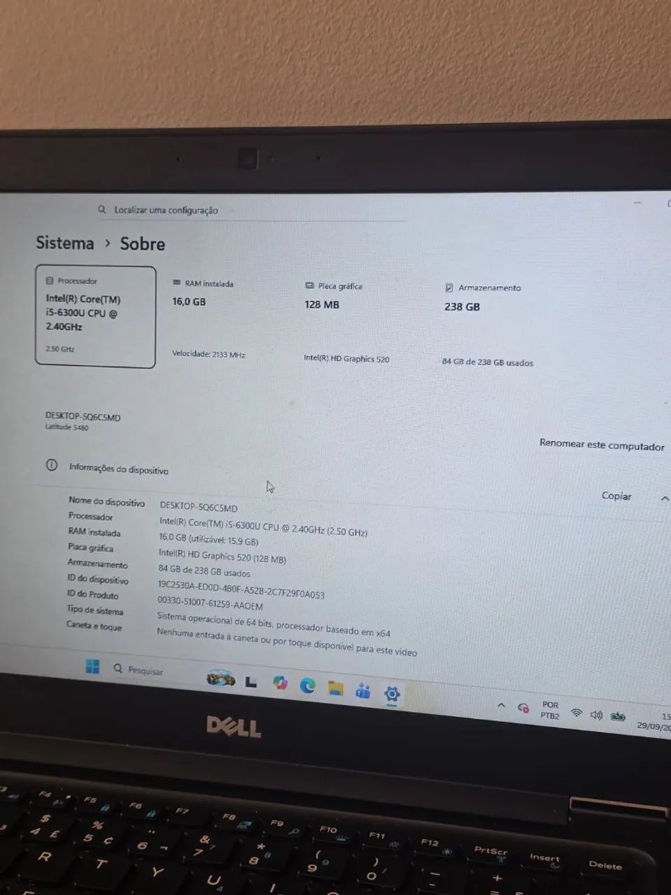 Notebook Dell Latitude 5480 - Foto 2