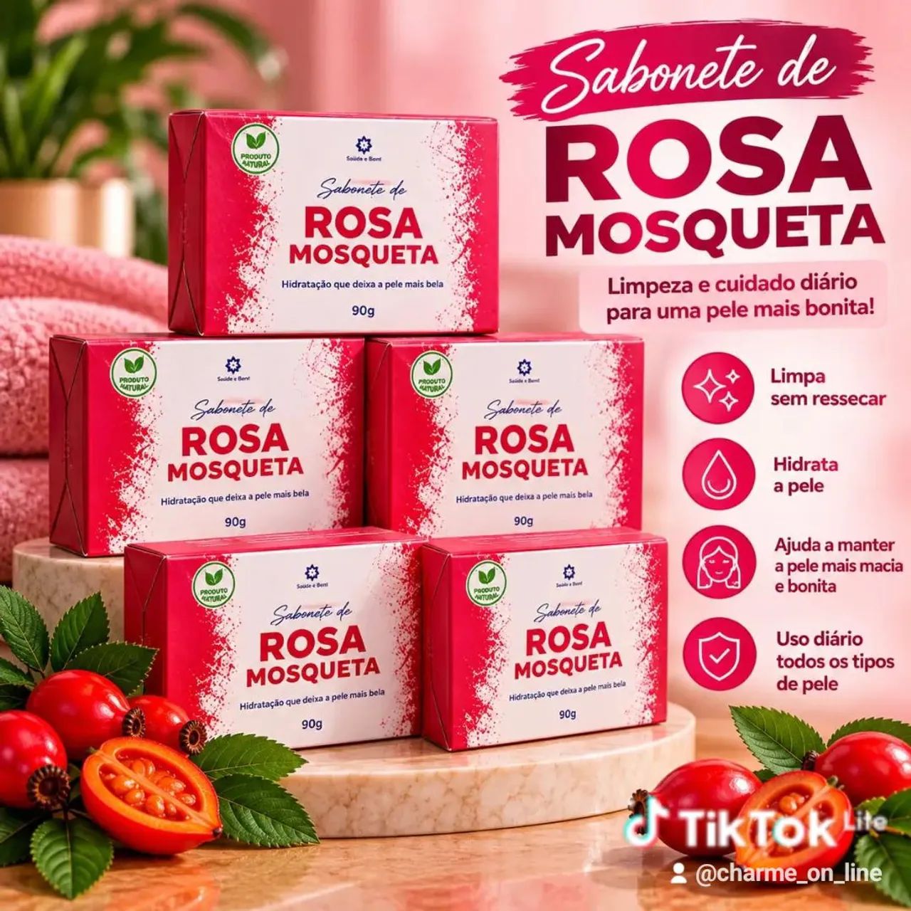 Sabonete de rosa mosqueta - Foto 2