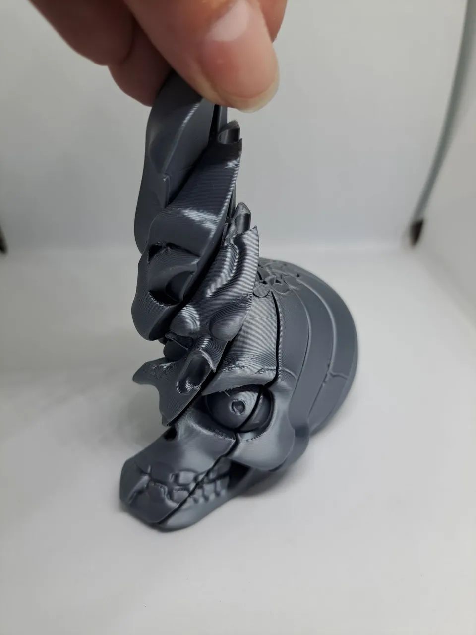 Caveira Torcida 3D -Fidget 