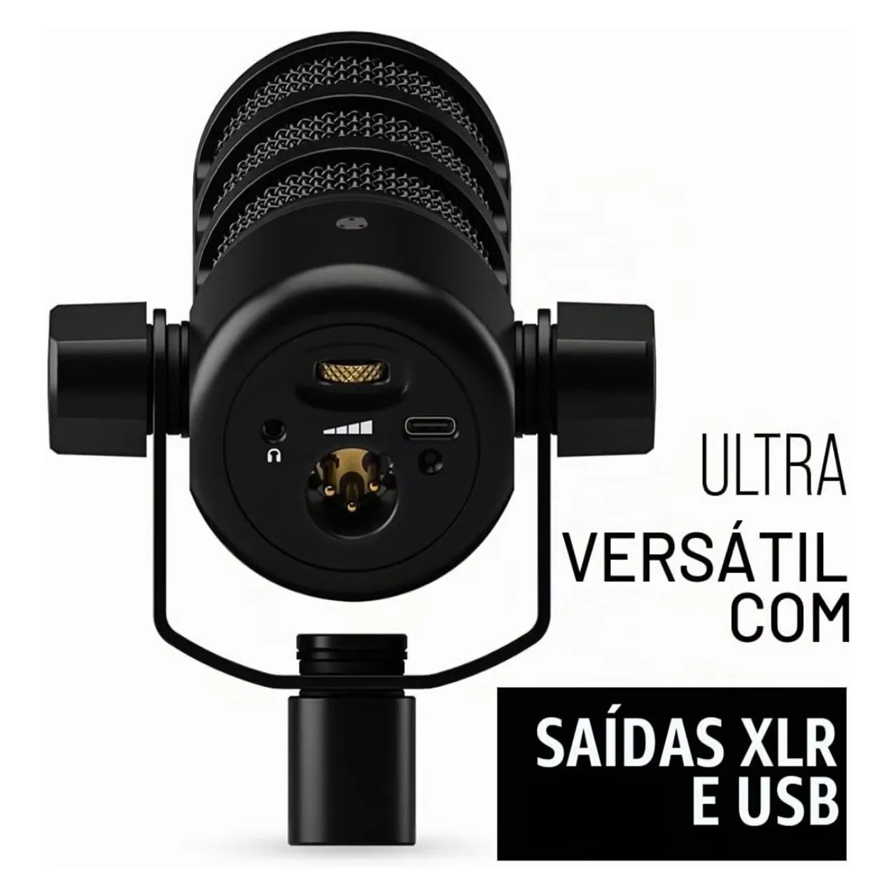RØDE PodMic Microfone de transmissão dinâmica versátil USB com conectividade XLR e USB - Foto 2