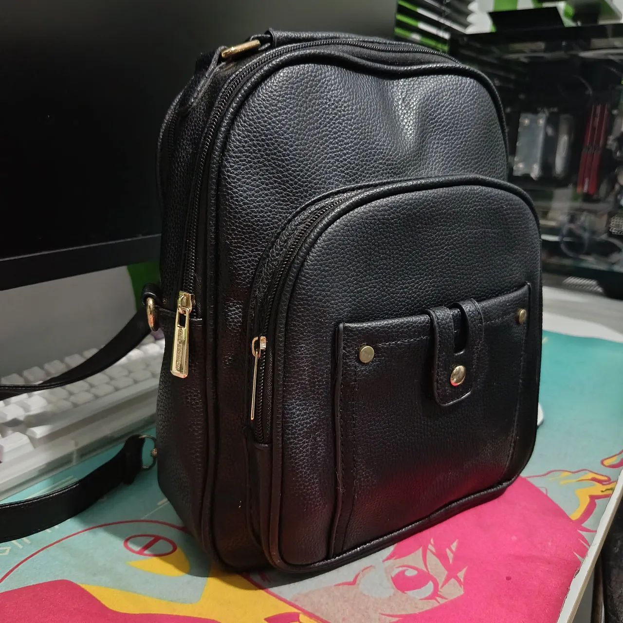 Mochila de couro