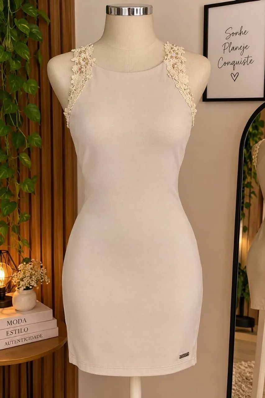 Vestido tchica curto p