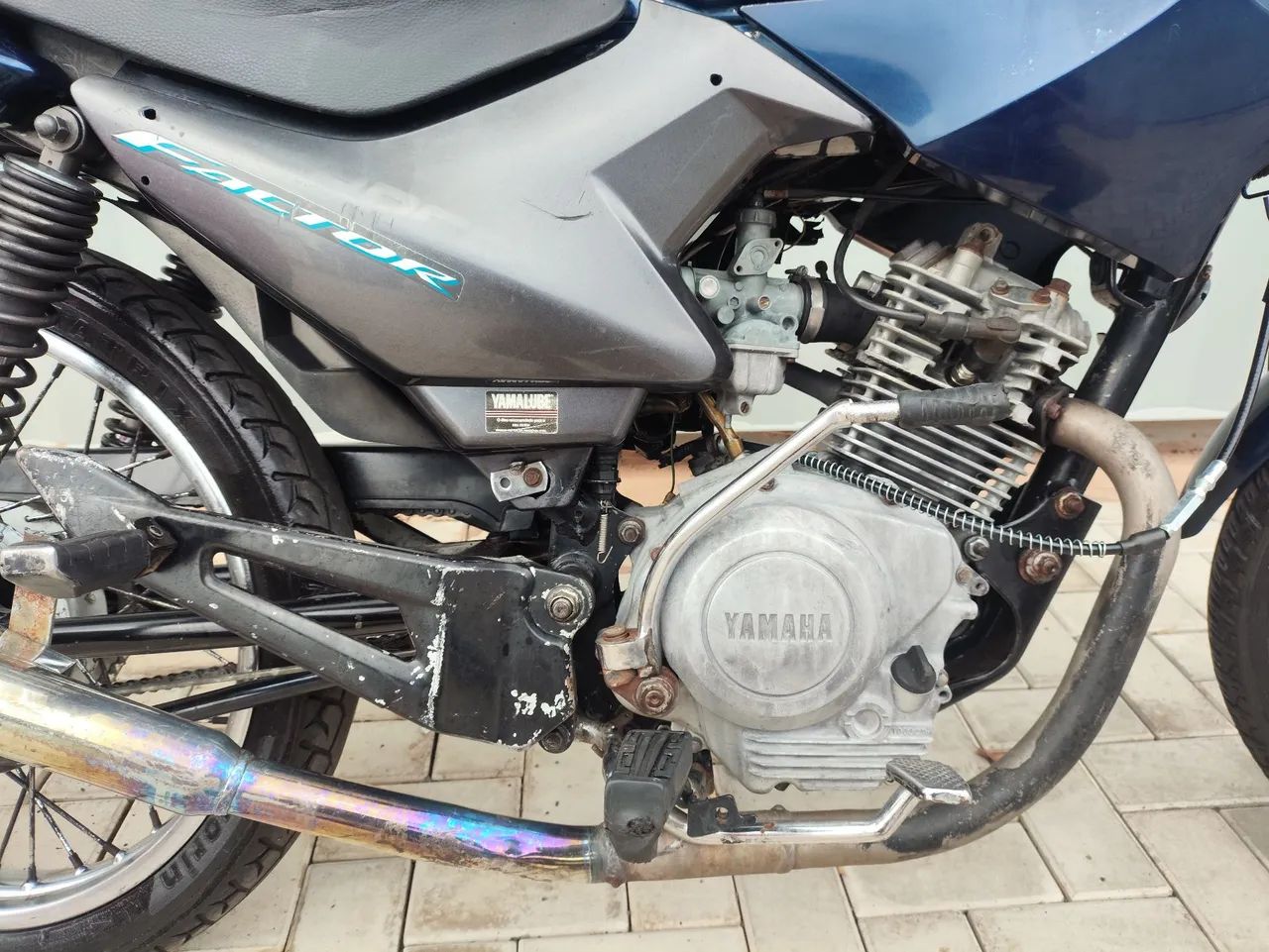 Moto factor 125 azul - Foto 5