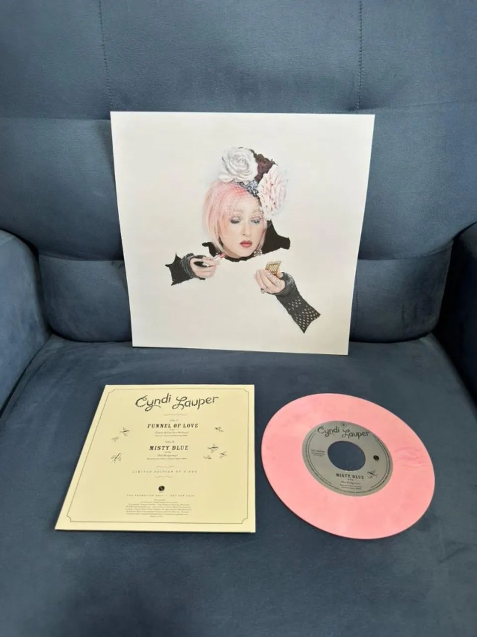 Vinil Cyndi Lauper Detour + Single 7" - Foto 3