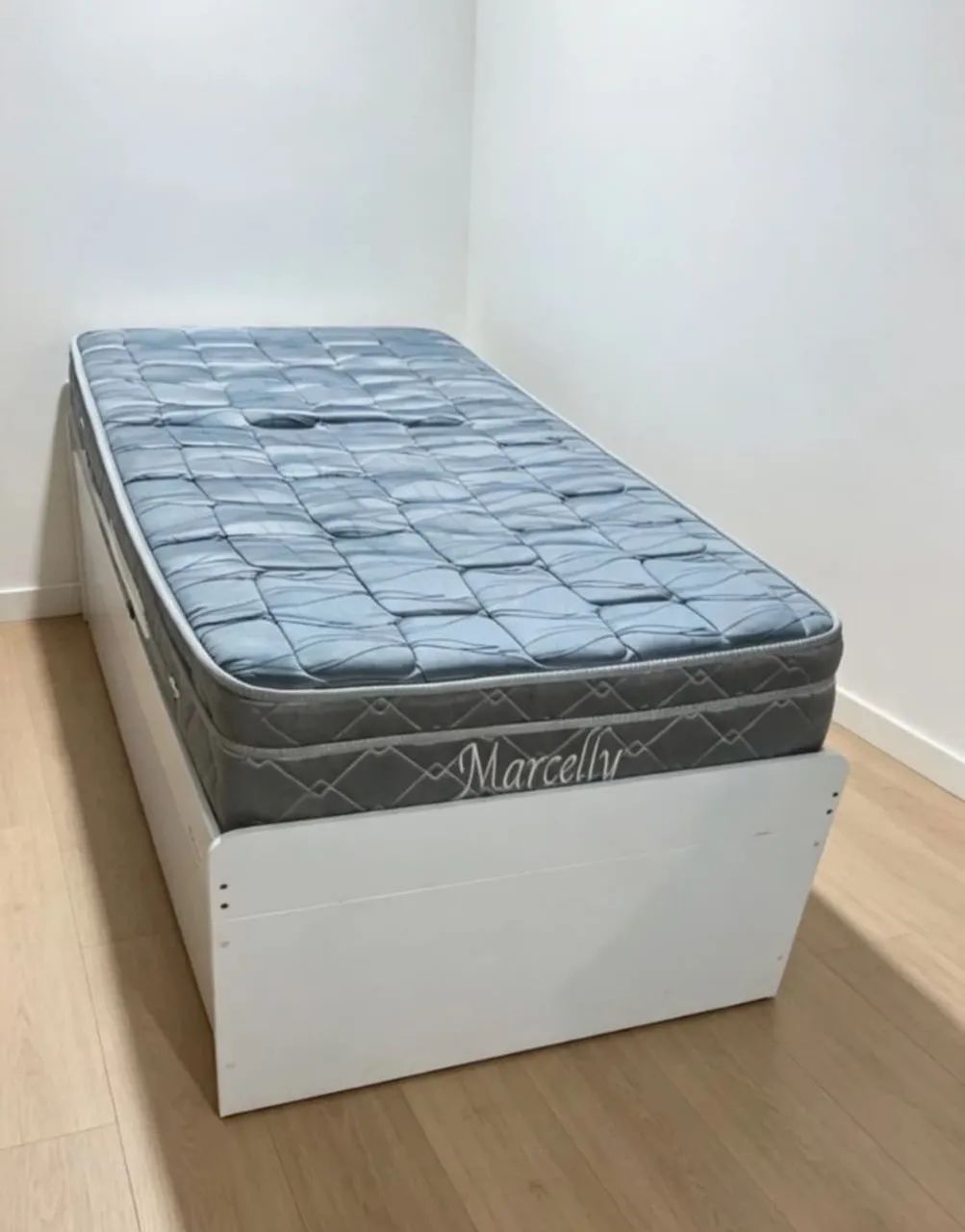 Cama baú mais colchão de solteiro - Foto 4