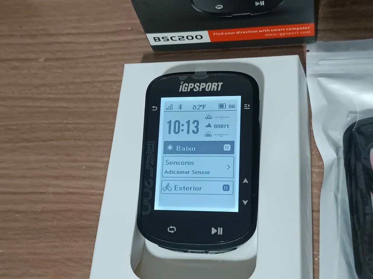 Ciclo computador / GPS IGPSPORT BSC200 COM PELOCULA, ALÇA PROTECAO E CAPA DE SILICONE - Foto 2