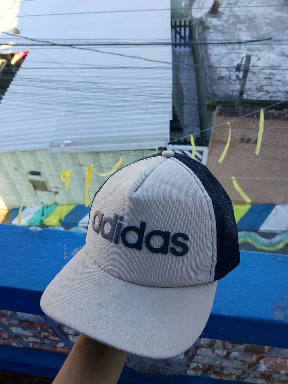 Boné Adidas letreiro RARO - Foto 2