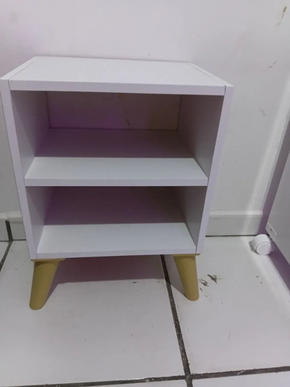 Mesa de Cabeceira Retrô Compacta - Foto 3