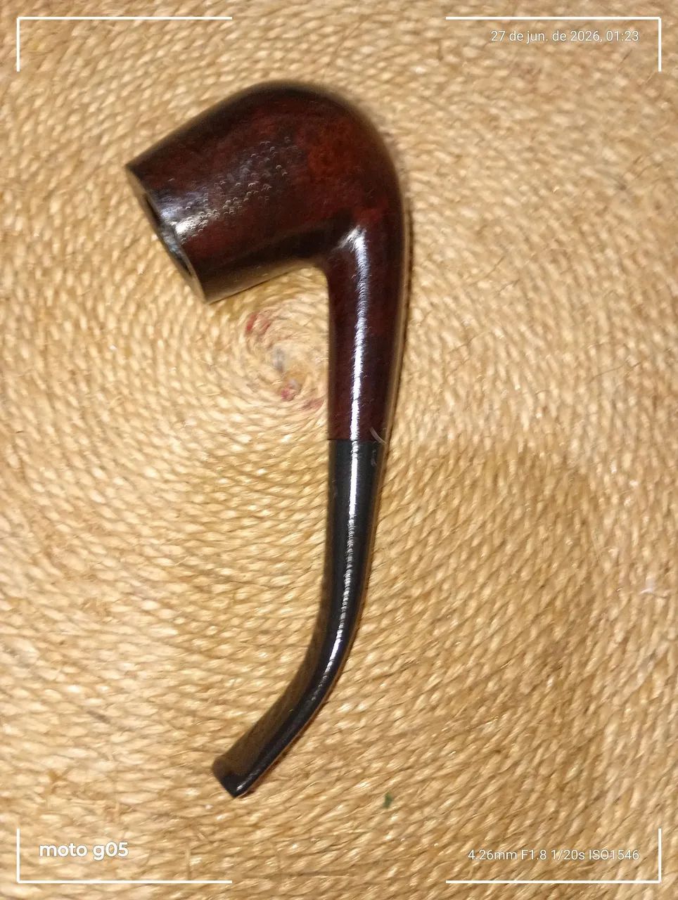 Caximbo de madeira década de 30