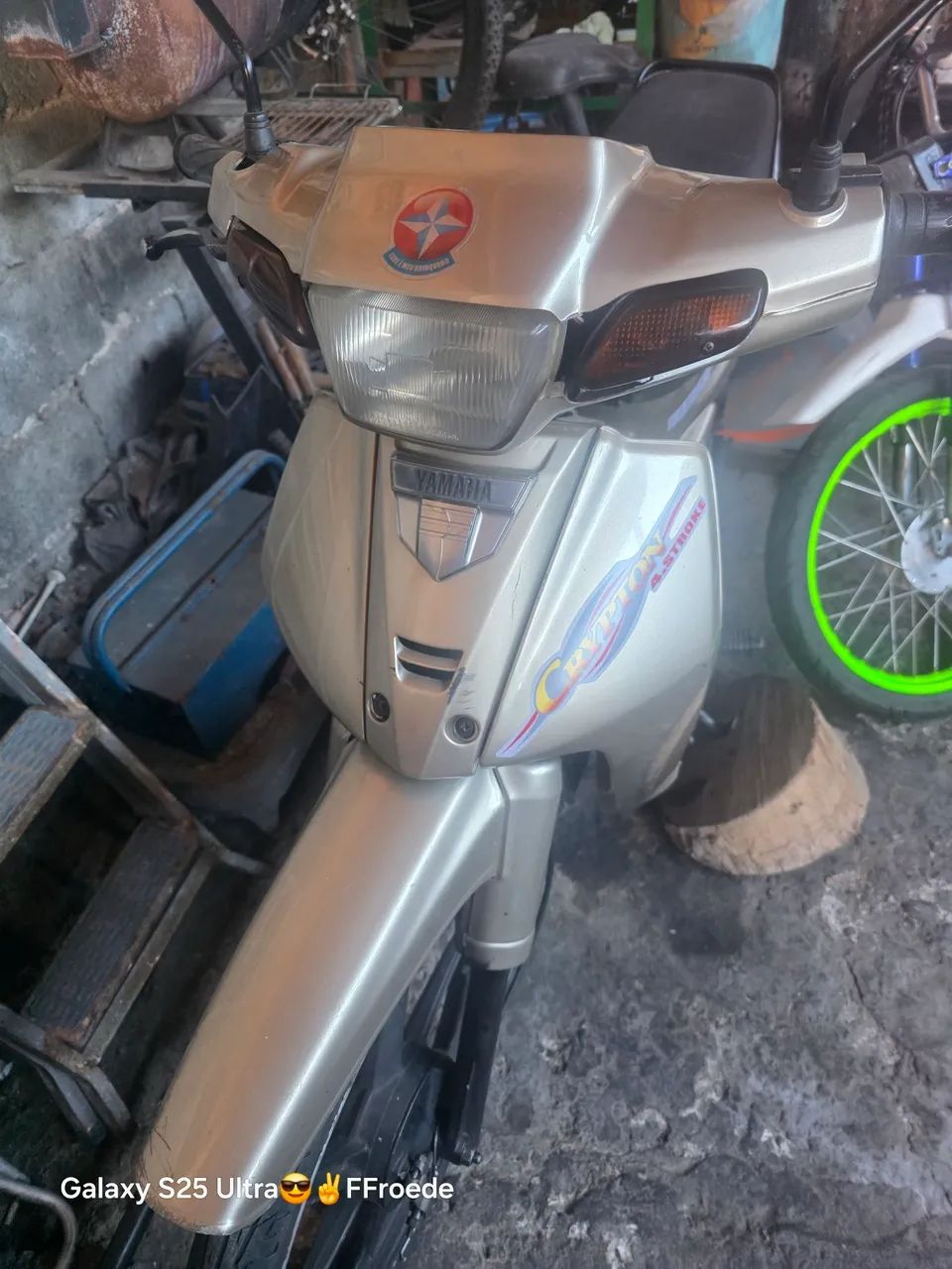 Yamaha cripton 105 2003 otimo estado ac trocas - Foto 5