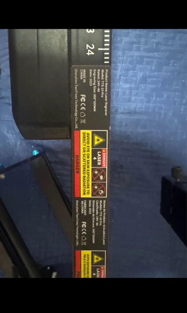 Máquina corte a laser