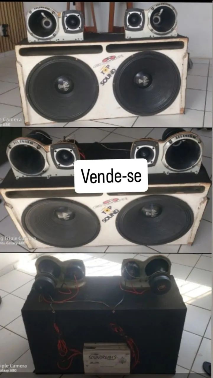 Caixa de som automotivo 