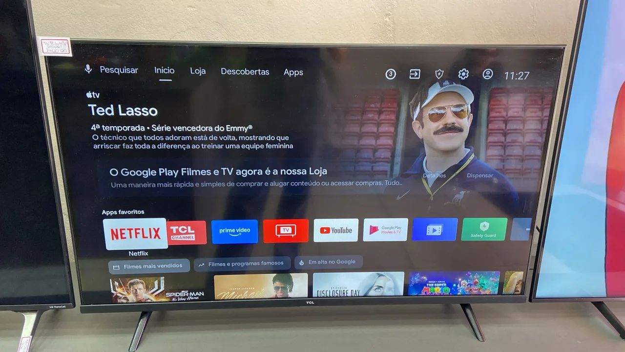 Smart Tv TCL 43 polegadas sistema Android+comando de voz