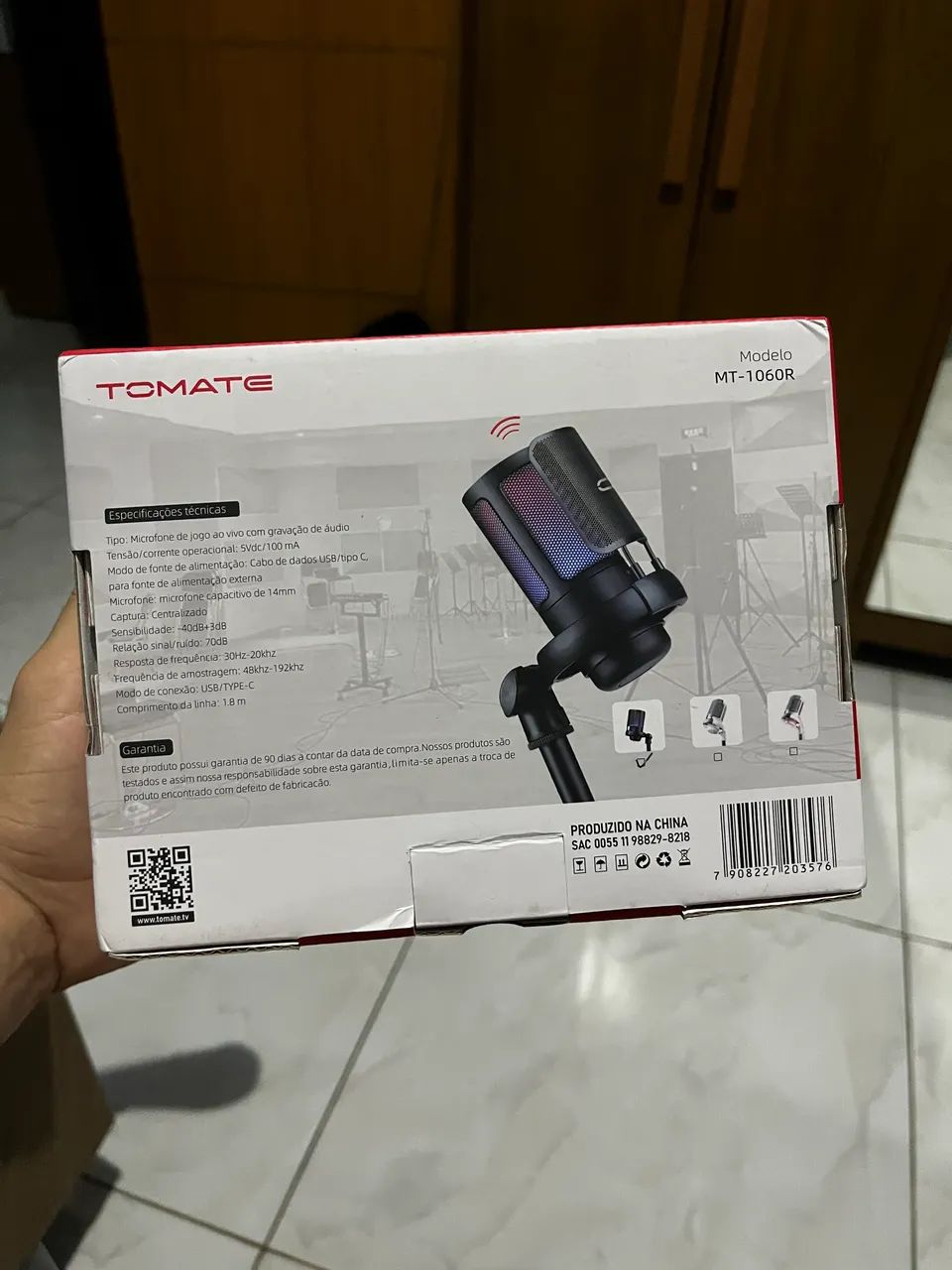 Kit microfone de mesa + braço articulado  - Foto 4