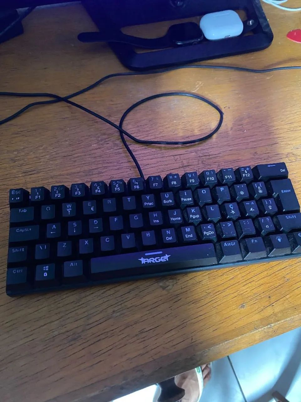 Teclado mecânico 60% switch red