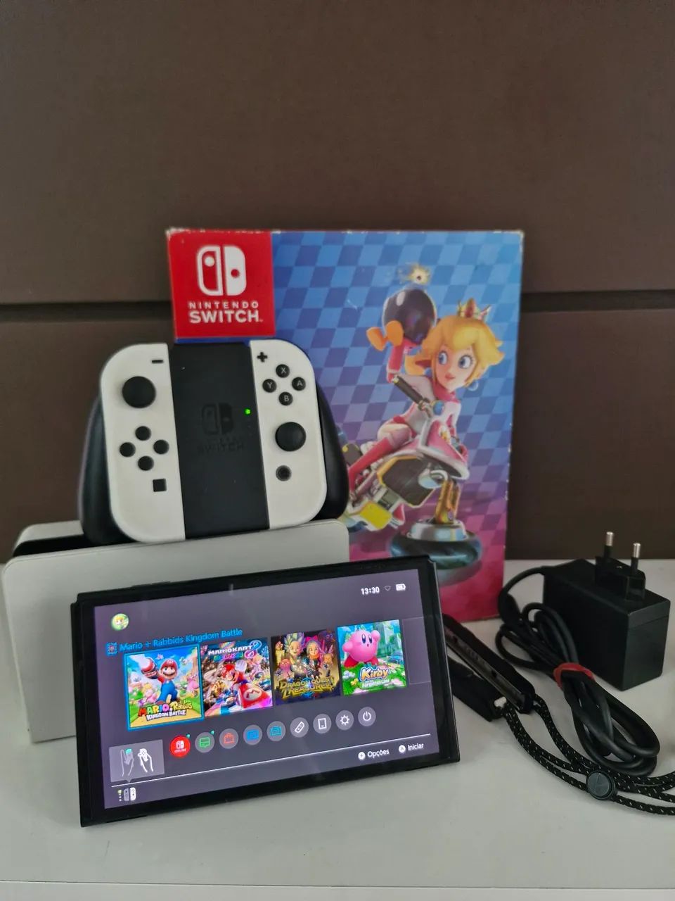 Nintendo Switch OLED 64GB + acessórios - Foto 3