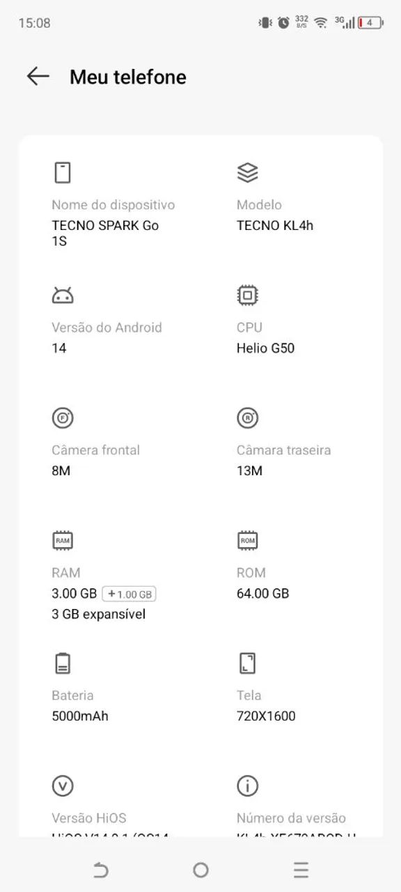 Celular novo 2 meses de uso