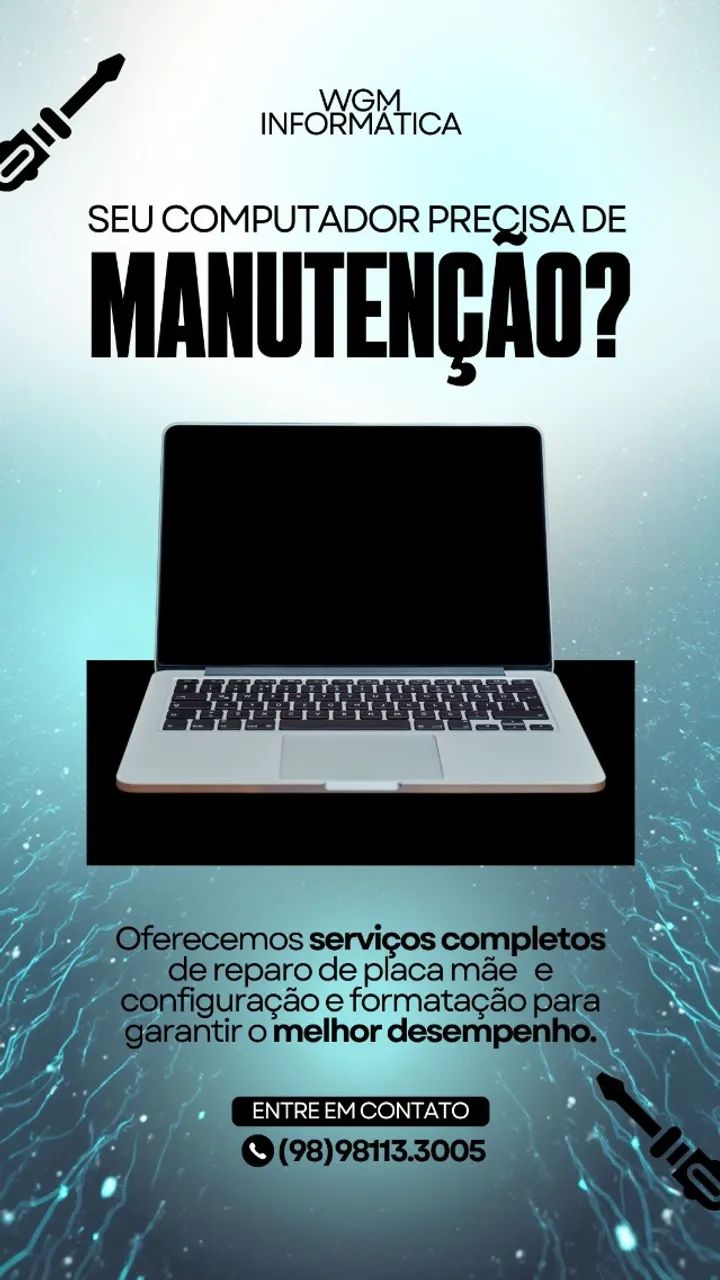 manutenção de notebooks e pcs e impressoras