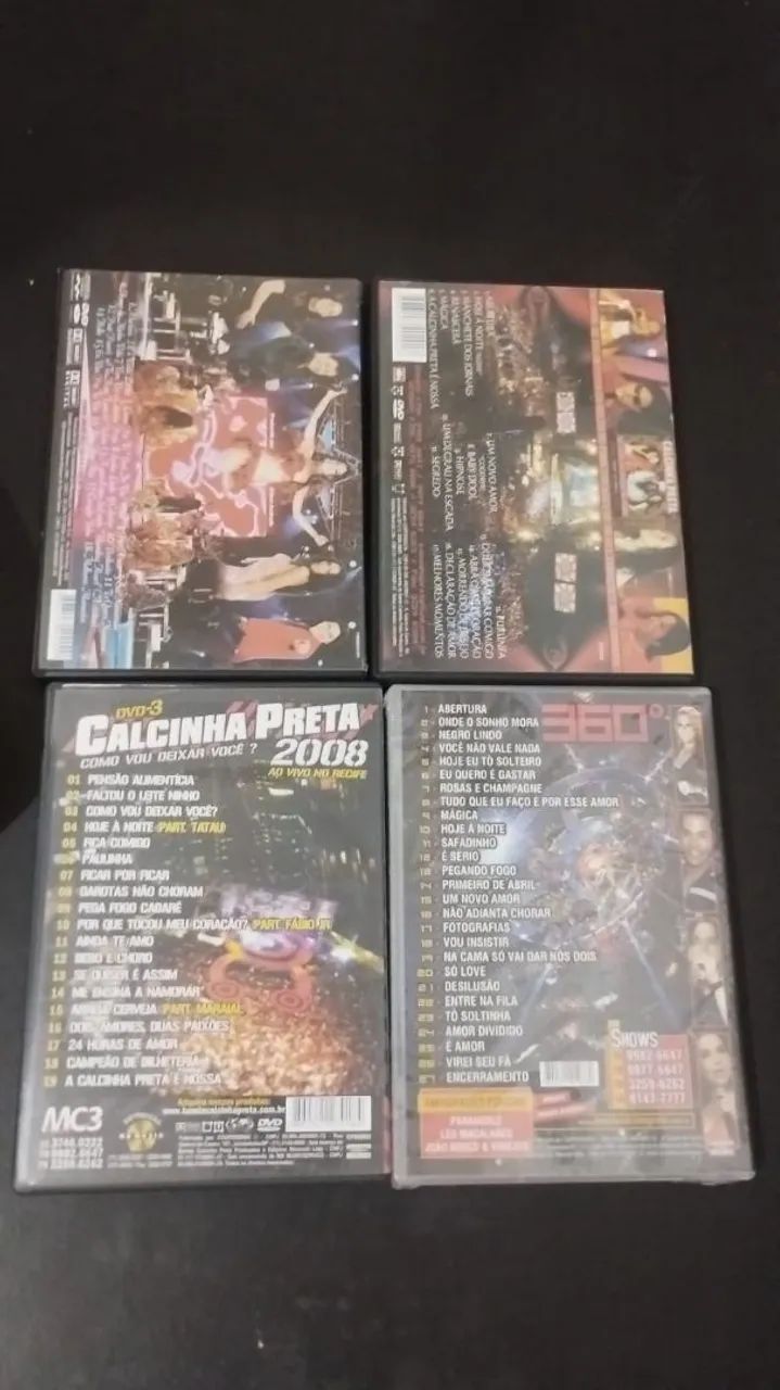 Dvd Banda calcinha preta (lote 4 dvds) - Foto 2