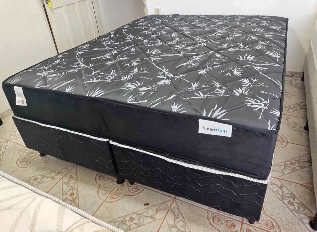 Cama Queen opus molas ensacadas individualmente 