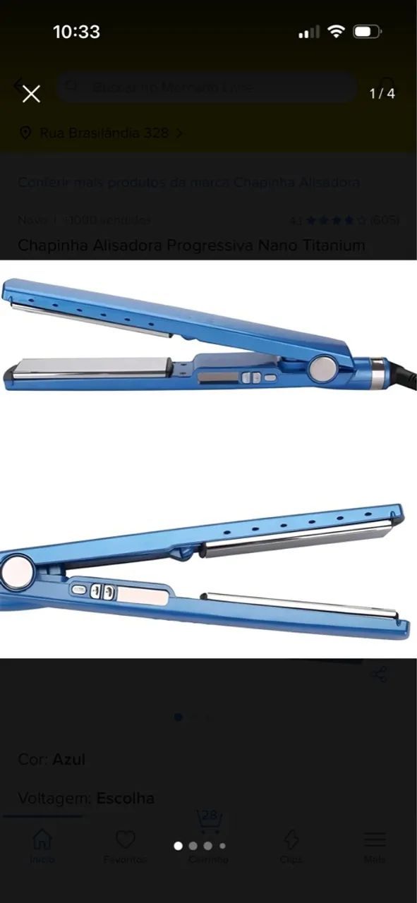 Prancha Alisadora Pro Nano Titanium 450f - Foto 5
