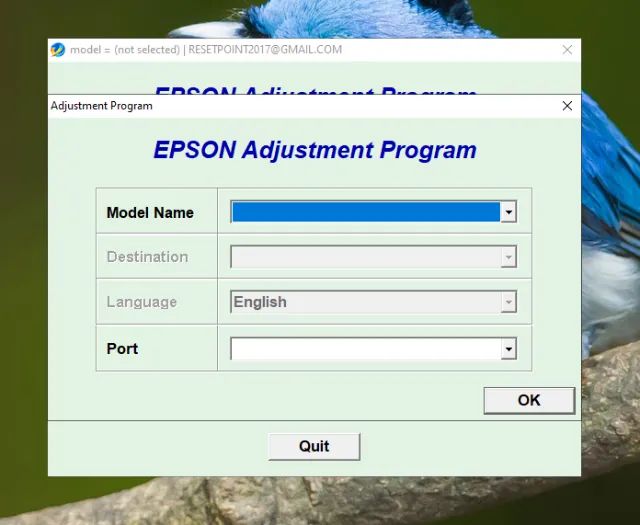 PROGRAMA DESTRAVA EPSON - L3100 - L3101 - L3110 - L3150 - ADJPROG - Foto 2