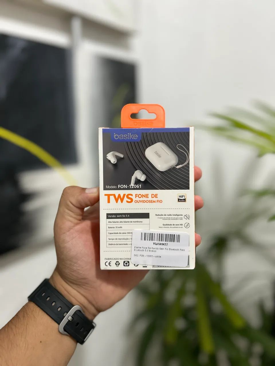 Fone de ouvido Bluetooth Basike (Lacrado + Garantia)    - Foto 4