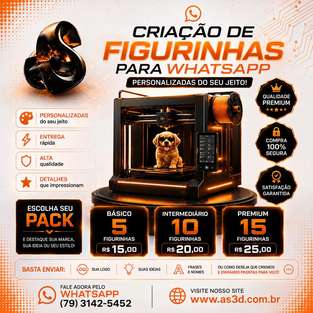Serviços de Impressão 3D e Criador de Soluções Digitais. - Foto 2