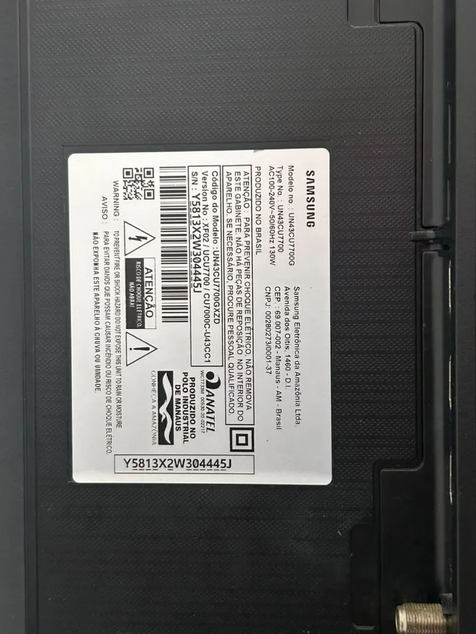 Tv Samsung 43 polegadas pra vender as peças dela  - Foto 4
