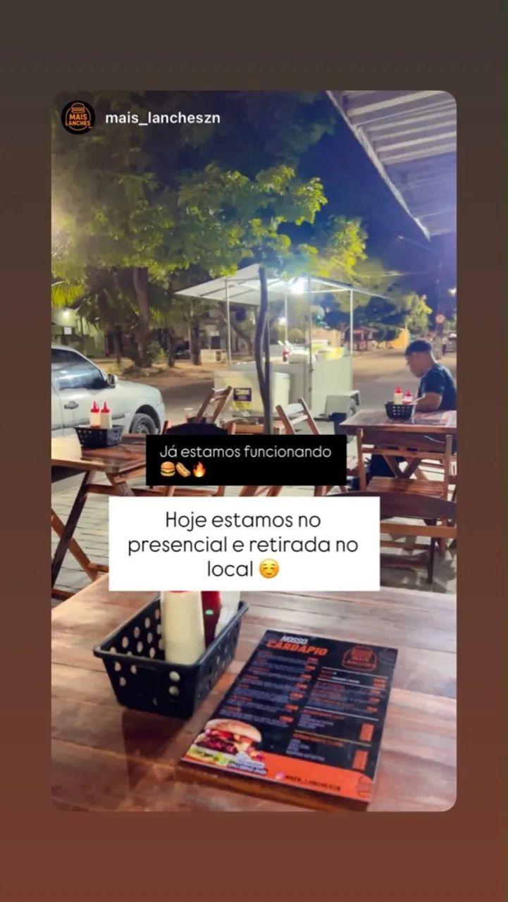 Trailer carrinho de lanches reboque