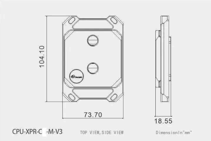 Bloco CPU AMD AM4 AM5 Bykski CPU-XPR-M-V3 100% Metal Water Cooler Walter Cooler Custom - Foto 6