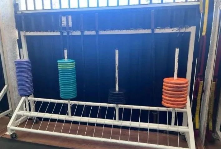 Suporte para barras e anilhas