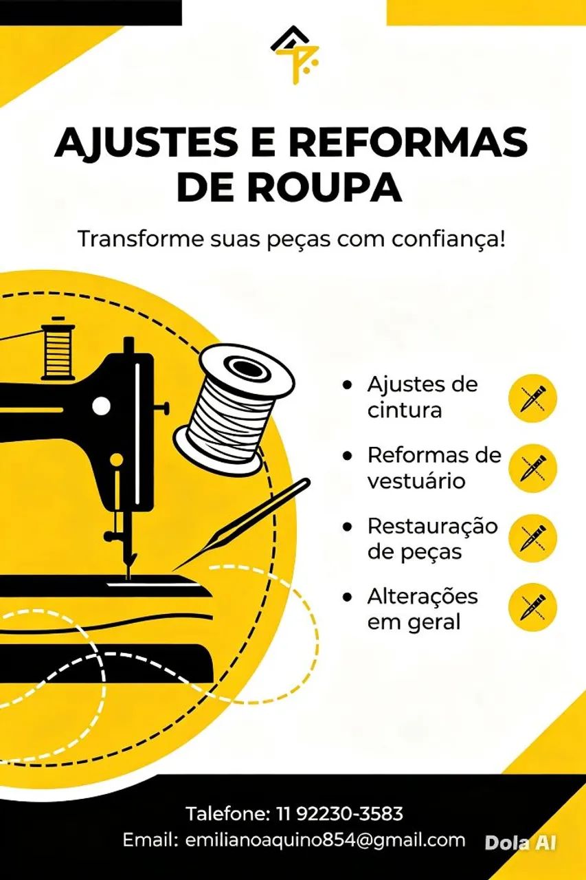 Ajustes e Reformas de Roupas | Bainha, Zíper, Cintura e Consertos